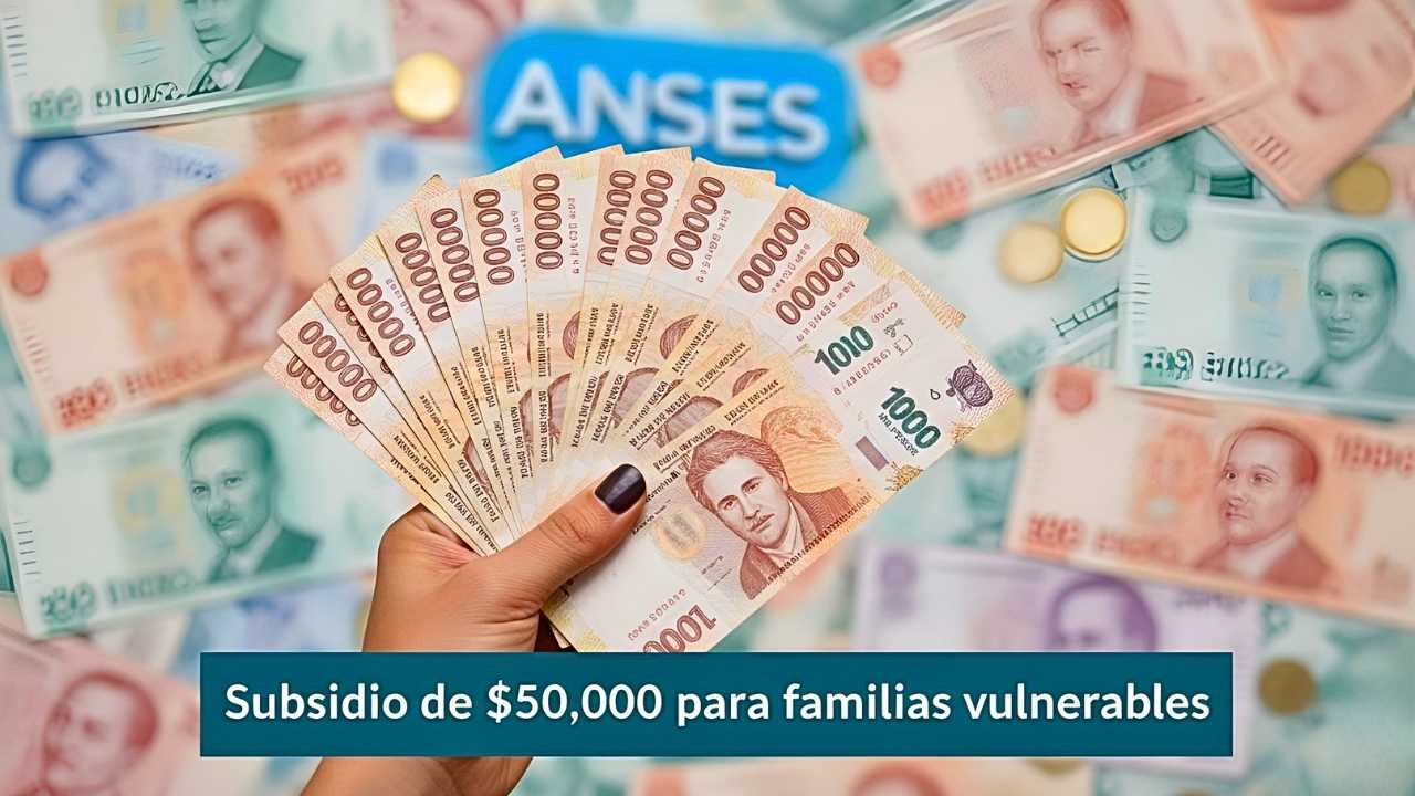 Argentina 2025: Subsidio de $50,000 para familias vulnerables — requisitos, inscripción y fechas de cobro