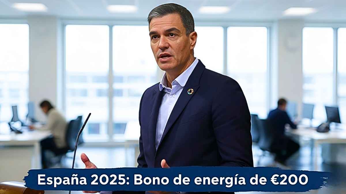 España 2025: Bono de energía de €200 – quién lo recibe, pasos de solicitud y calendario de pagos