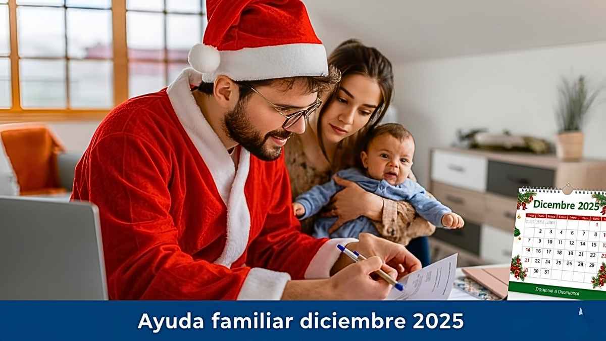 Ayuda familiar diciembre 2025: €1,200 por hijo, requisitos y fechas de ingreso confirmadas