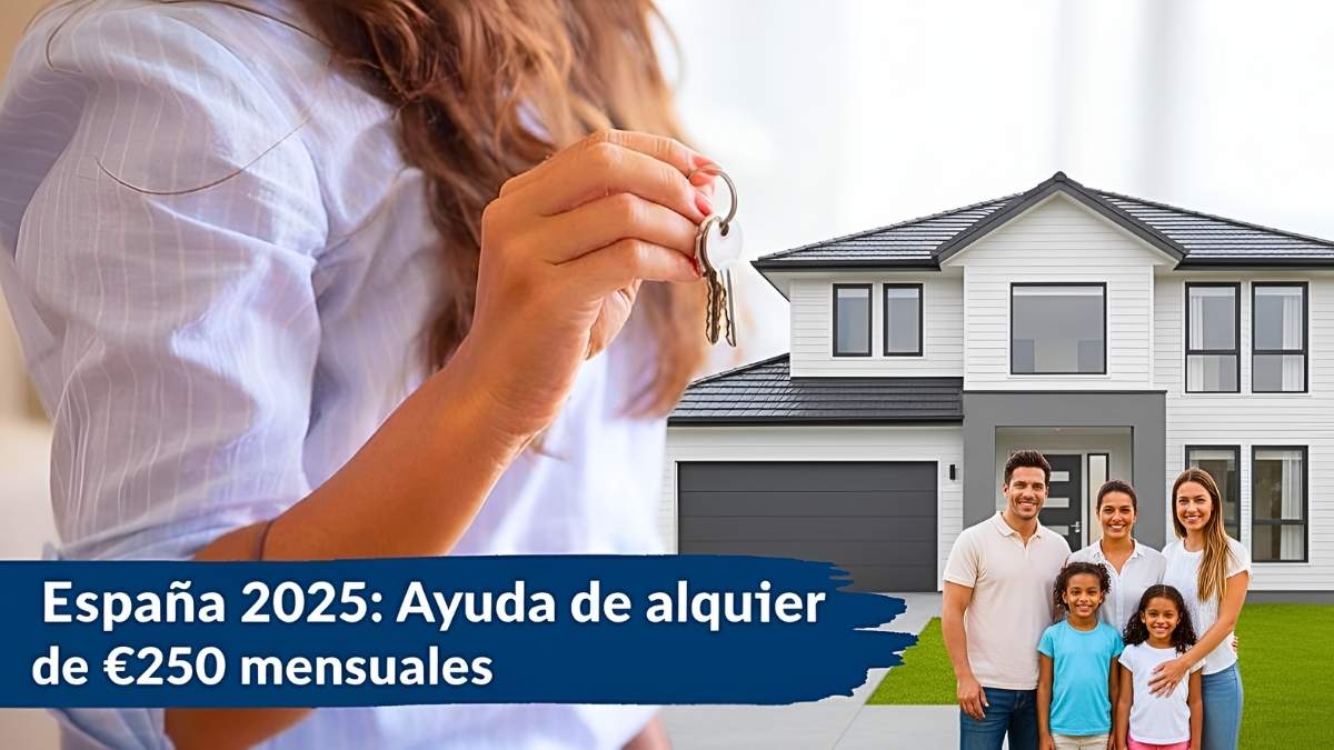España 2025: Ayuda de alquiler de €250 mensuales – Requisitos, solicitud online y fechas clave