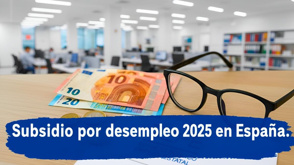 Subsidio por desempleo 2025 en España: nueva cuantía, requisitos y calendario de cobros
